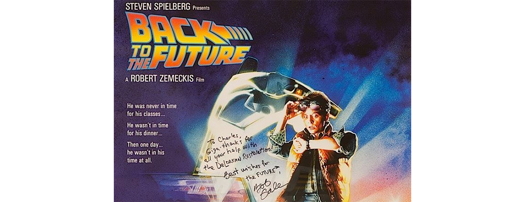 Back To The Future - Autographed Poster & Letter From Bob Gale