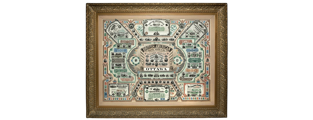 British american banknote company original (foyer display)
