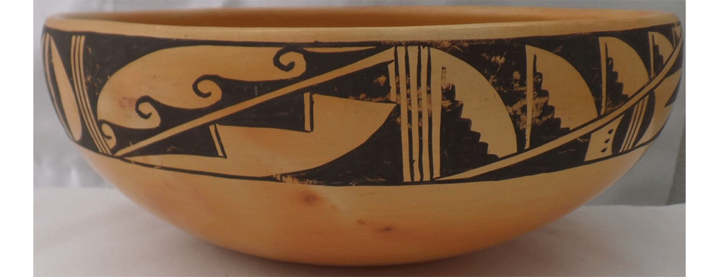 Hopi bowl - polychrome clay