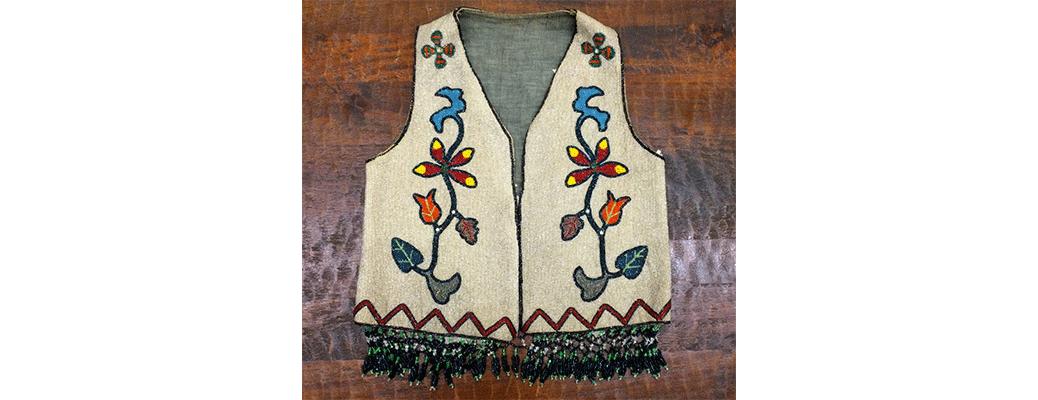 Antique Fully Beaded Indian Vest