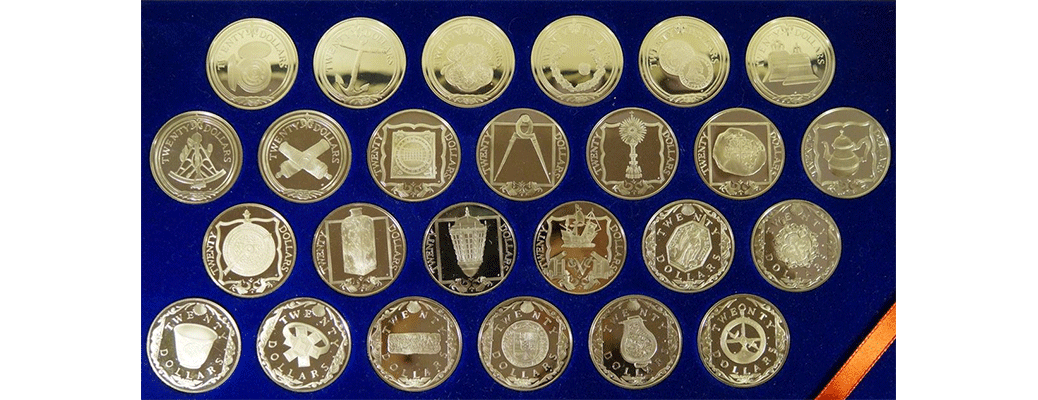 1985 Treasures of the Caribbean Coin Set