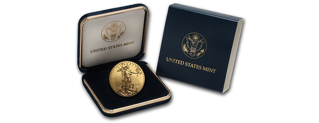 2015 1 oz Gold American Eagle BU (W/U.S. Mint Box)